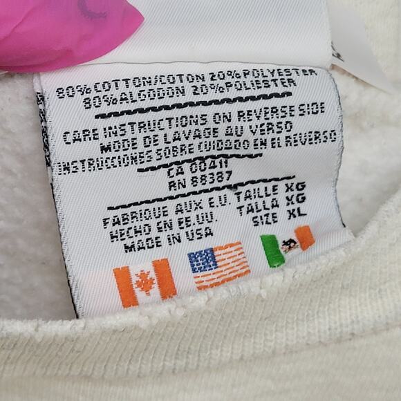 Vintage ADIDAS Trefoil Sweatshirt Womens XL 26x26 Baggy USA - Picture 7 of 16